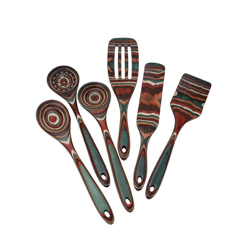 Pakkawood Kitchen Utensil Set  Pakkawood Spurtle Pakkawood cooking utensils