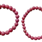 Bead High Class Elegant Retro Gentle Rhodochrosite Accessories Bead Bracelet Sets