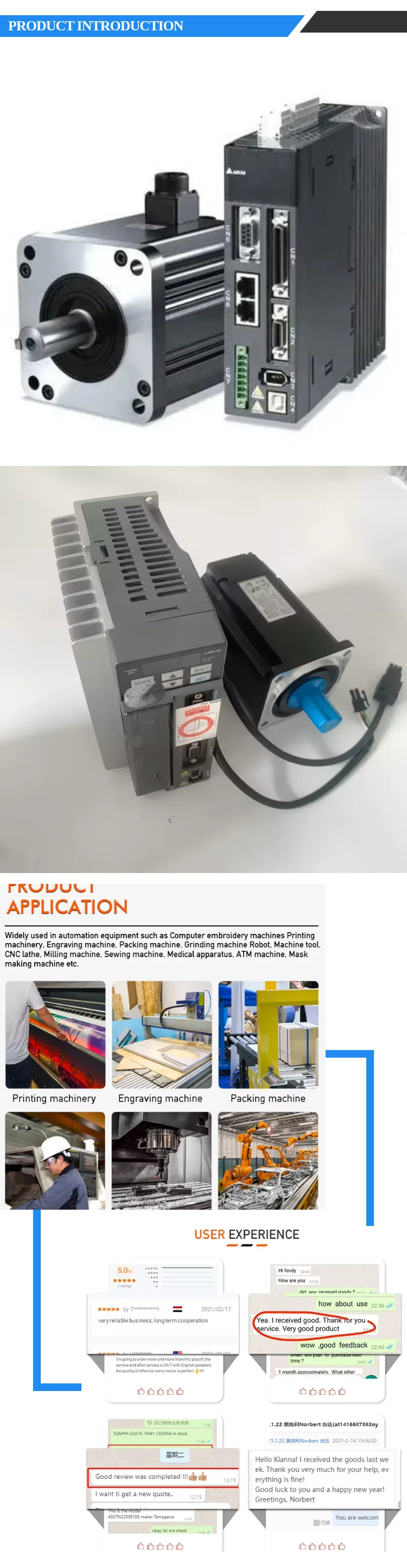 Ec Motors, PLC, 2kw, ECMA-K11320RS - detail 4