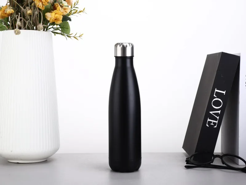 Stainless Steel Water Bottle Thermos Cup for Keep Hot Reusable Cup