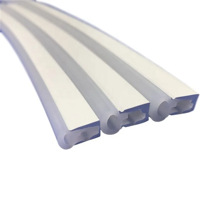 Customizable Age-Resistant Silicone Tube Transparent Flexible LED Strip Waterproof with Moulding Processing Service Custom Sizes supplier