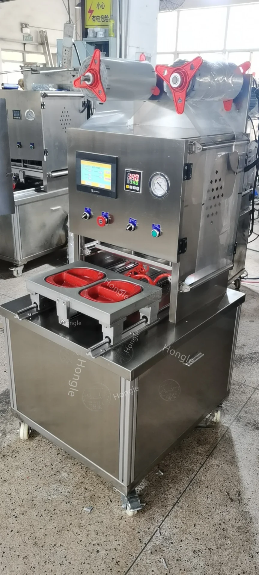 Reliable Automatic Plastic Deli Container Sealing Machine/cup Sealer Machine for Sale details
