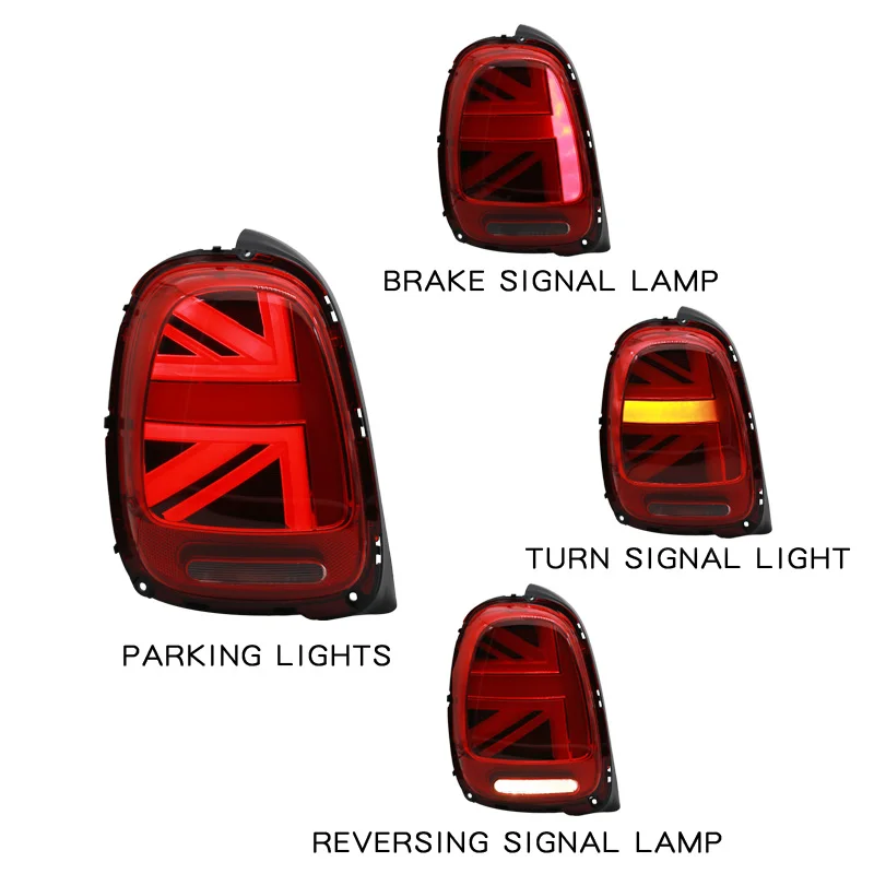 product plug and play led taillight for bmw mini car cooper f55 f56 f57 taillights 2013 2019 tail lights tail light rear lamp-8