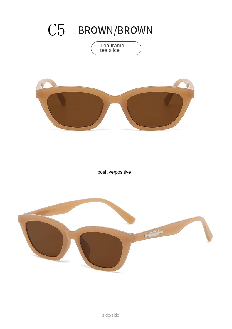 Fashion Cat Eye Sunglasses Woman Luxury Brand Designer Eyeglasses