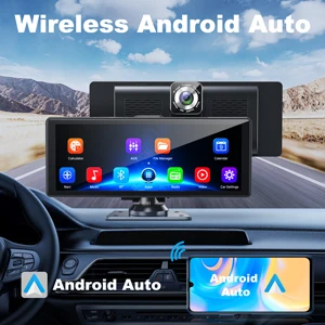 Portable Car Stereo for Wireless Apple Carplay& Android Auto 9.3 Inch HD IPS 1080P Touch Screen PND Autoradio Car Radio