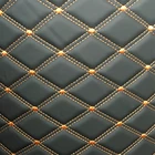 Leather 2021 Embroidery Quilted Pvc Synthetic Leather Custom For Car Seat Synthetic Leather
