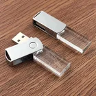 Drive Pen Best Selling Promotion LED Glittering Crystal USB Flash Drive With High Speed 3.0 16GB 32GB 64GB Pen Drive