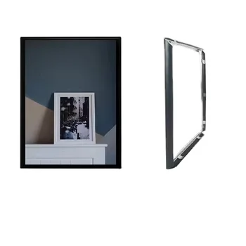 High quality poster frame 24x36 movie advertising aluminum poster frame buckle frame advertising poster