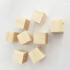 Wood Factory Wholesale Custom DIY Crafts 1 Inch Square Wood Cube Blank Blocks For Puzzle Making
