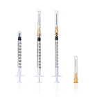 Syringe CE ISO Certificate Class III Medical 1 Cc 8mm Disposable Syringe With 23G/25G Needle