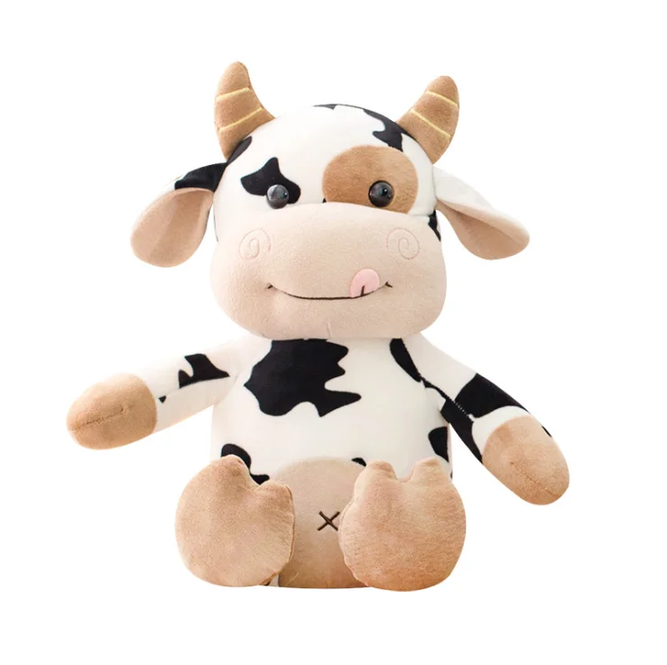 reversible cow plush