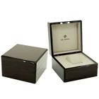 Watch Finished Luxury Wooden Watch Box With Pillow Inside Finished Wooden Watch Packaging Wholesale