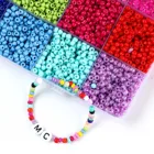 Beads Trend Accessories Hand Made Acrylic DIY Beads Round 330 Letter Beads 6000 Millet Beads