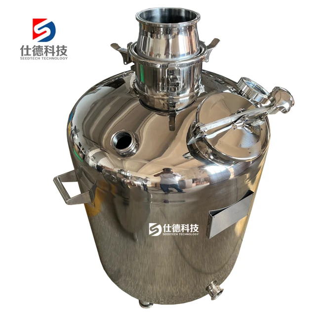 Customizable size stainless steel tank boiler, Red Copper alcohol distiller accessories, distillation tank