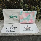 Canvas Clutch Custom Large Women Travel Customized Stripe Blank Plain Canvas Sling Clutch Bag