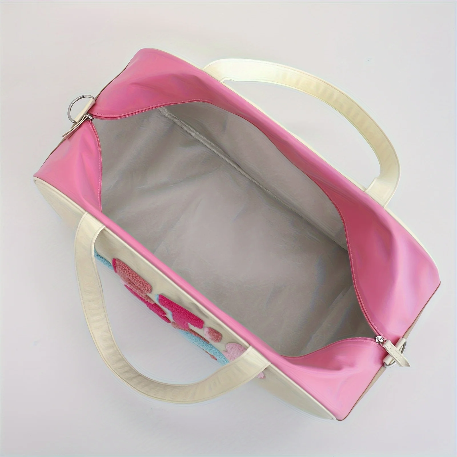 Casual Weekend Luggage Large Embroidery Capacity Shoulder Travel Bag Sports Gym Carry-On Women Duffel Bag manufacture