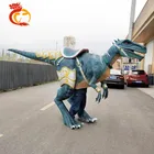 Lifesize Open Legs Simulation Wearable Dinosaur Statues Costume Dinosaur For Sale