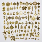 Resin Charm Charms Hot Sale Lucky Angel Aura Quartz Resin Gold Pendant Charm For Women