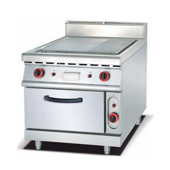 Commercial Gas Electric Freestanding Range Griddle Stainless Steel Catering Kitchen Equipment For Restaurant