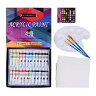 Acrylic Paint Acrylic Painting Supplies Kids Art Set 24/48 Piece Acrylic Paint Kit Painting For Kids