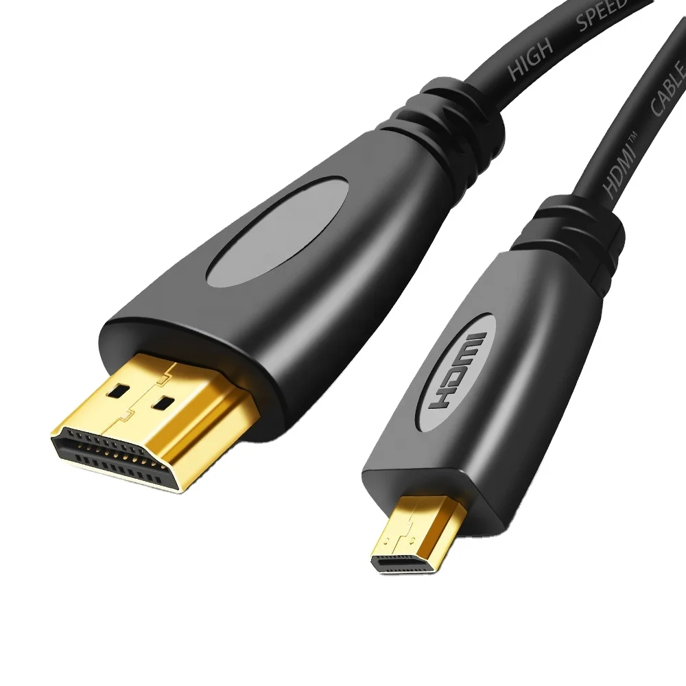 absorption Stadion kilometer Wholesale High Speed Micro Hdmi Male To Hdmi Male Cord Cable Kabel Kablo  1080p 1m 1.5m 1.8m 2m 3m 5m - Buy Micro Hdmi To Hdmi Male,Micro Hdmi To 1080p  Hdmi Cable,Micro