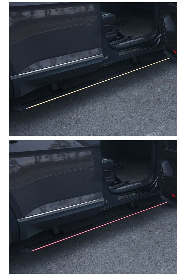 Car Parts Smart Electric Side Step of Colorful Neon Led Light Lamp for Porsche Cayenne HIBRID 2008-2021 MACAN 2015-2023 details