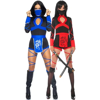 New Arrival Adult Sexy Costumes Performance Wear Ninja Suit Carnival Halloween Japan Women Clothing