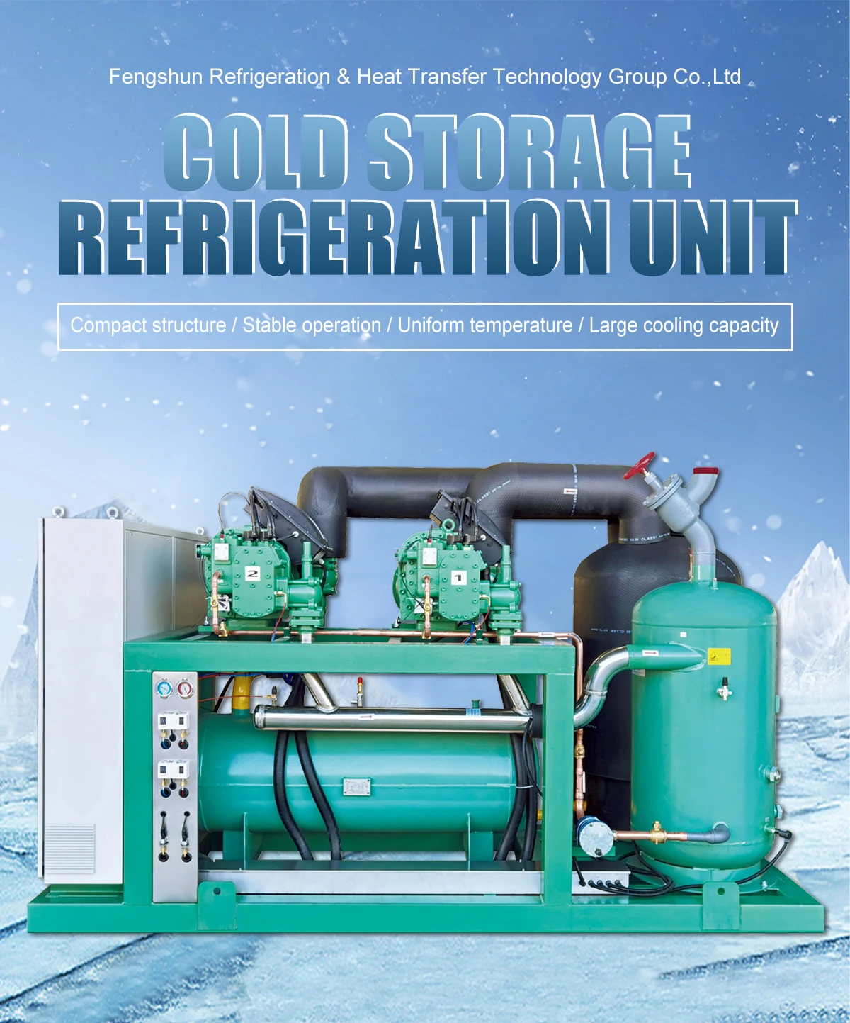Hermetic Compressor, 30KW, 1500kw - detail 2