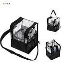 Acrylic Bag Best Sell Transparent Acrylic Inside Nylon Transparent Pvc Storage Bag Makeup Cosmetic Bag