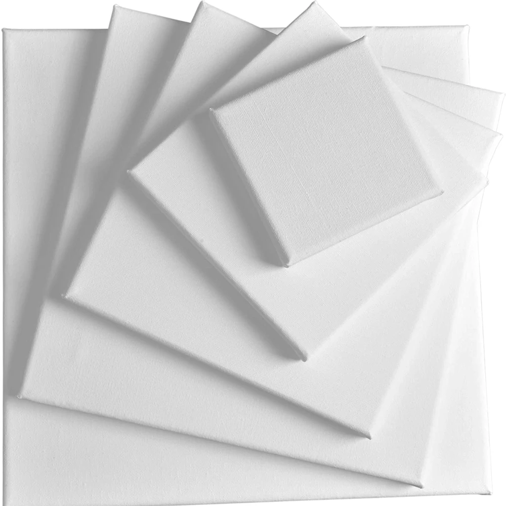 Professional Stretched Canvas Board with 380+/-50 Thickness and Eco-Solvent Latex UV Ink Support in White Color