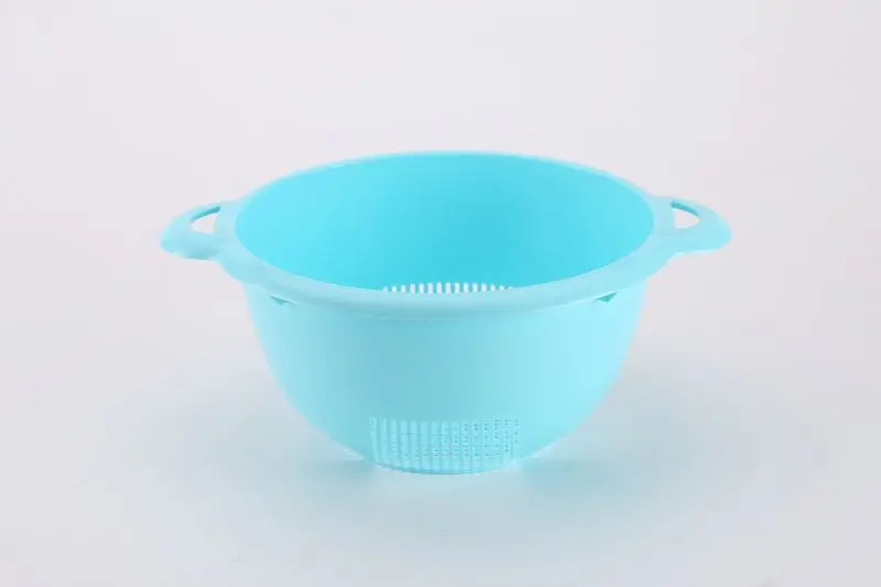 Multi Color Plastic Strainer Colander with 2 Handles Plastic Sieve Basket Big Size