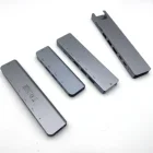 2 2 In 1 USB-C HUB With M.2 SSD Enclosure USB3.1 5Gbps 2TB Type-C Portable Hard Disk Case Aluminium Case