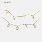 Initial Pendant 26 Alphabet Birthday Gift Jewelry Initial Charms DIY Letter Name Pendant