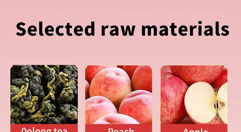 Peach Oolong Beauty Tea Natural Skin Detox Flavorful Tea Women Improves Dull Skin Enhances Glow