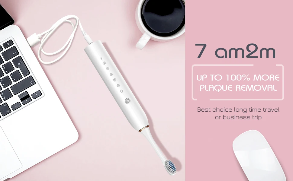Electric Toothbrushes Usb Rechargeable Tooth Brush With 4 Brush Heads 6