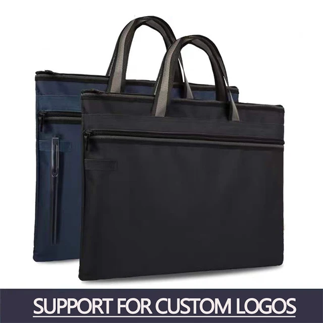 Unique stylus design handbag Customized student office information file storage bag Waterproof business briefcase