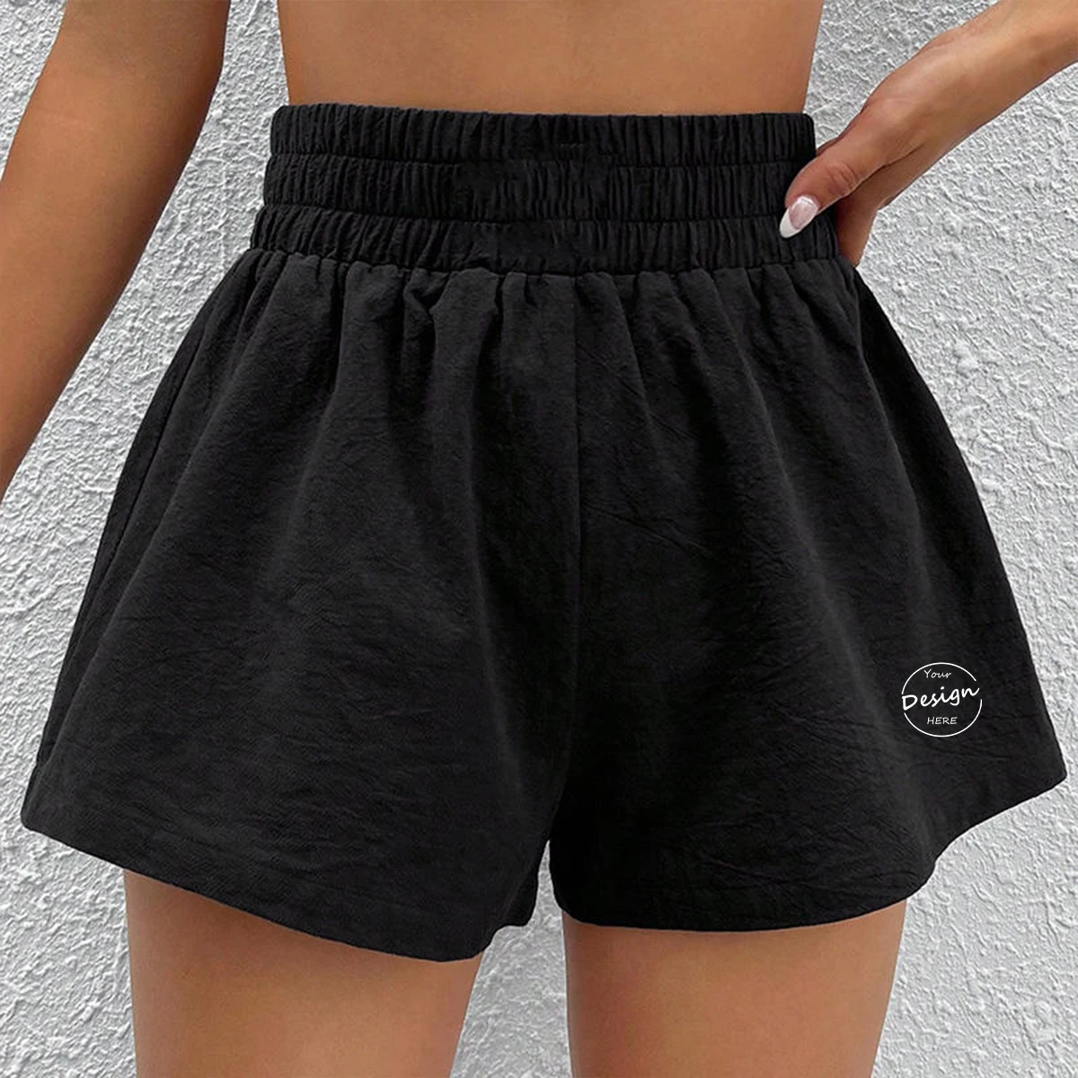 High waist baggy wide-leg above-knee sweatpants volleyball athletic summer ladies shorts gym shorts women spandex High waist baggy wide-leg above-knee sweatpants volleyball athletic summer ladies shorts gym shorts women spandex