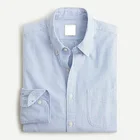 Shirt High Quality Long Sleeves Button-up 100%Cotton Oxford Fabric Men's Work Shirt