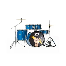 Professional Manufacture Promotion Price Special Painted Pvc 5 Piece Drum Set