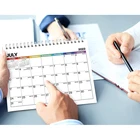 Custom Calendar 2021 High Quality Custom Desk Calendar Table Calendar Printing Calendar With Black Corner