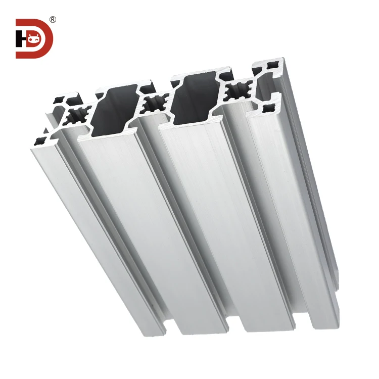 40120 Industrial Extruded Aluminum Profile Equipment Frame Assembly Line 10.2 Holes Provide Drilling and Cutting Services details