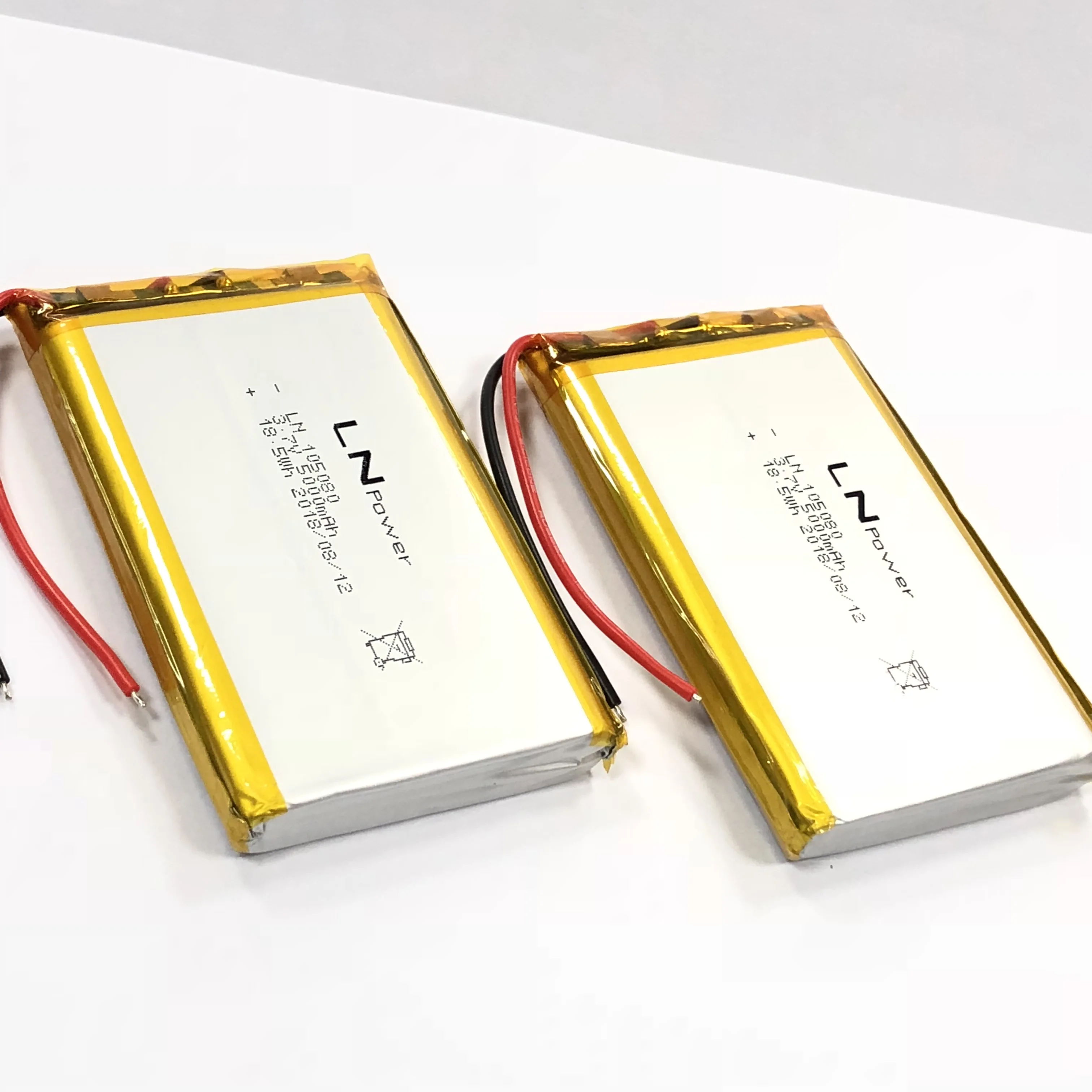 Ultra Thin Li Batteries Smallest Rechargeable Lipo Tablet Cell V Li