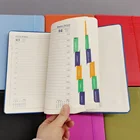 School Wholesale Unruled Composition School Notebooks A5 Diary 2022 Leather Planner With Back Pocket