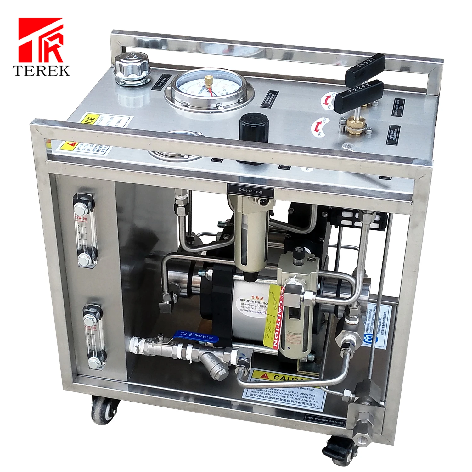 Terek Air Operated Hydrostatic Pressure Test Pump Unit For Hydrostatic