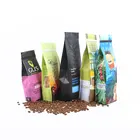 Side Gusset Pouches Eco Friendly Bolsa Packaging Side Gusset 250g 500g 1LB Customized Pouches Coffee Bags With Valve
