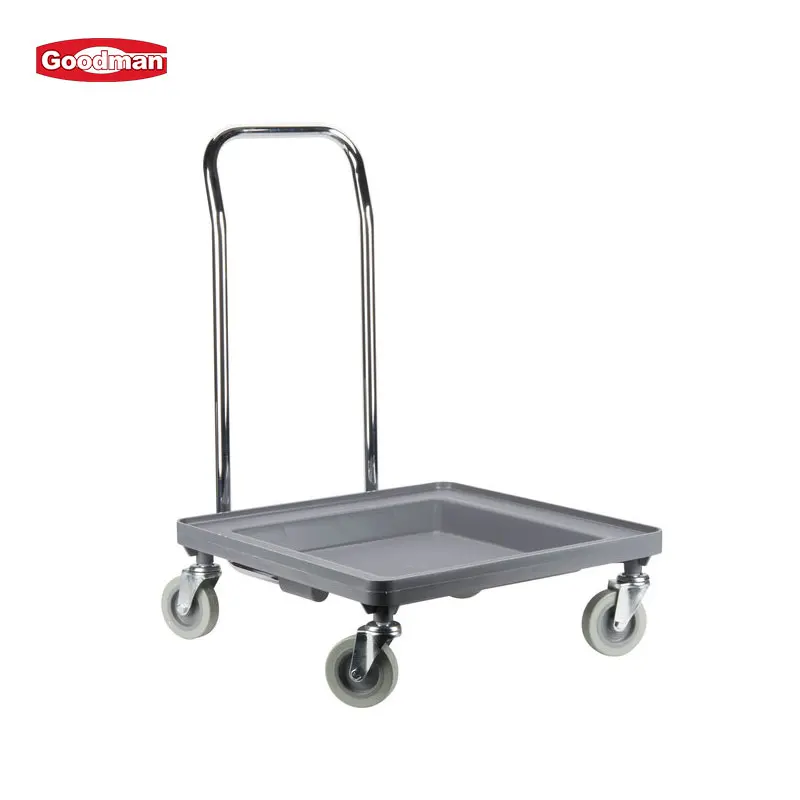 Commercial dishwasher glass rack dolly stainless steel mobile glass rack cart