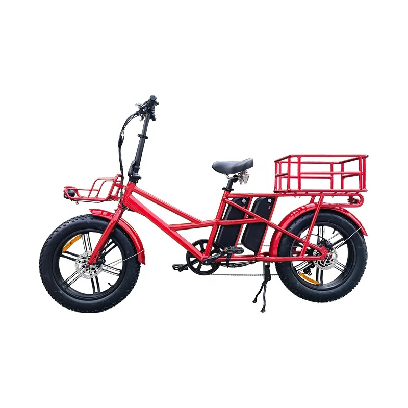 Fat Tire Long Tail Electric Cargo Bike 