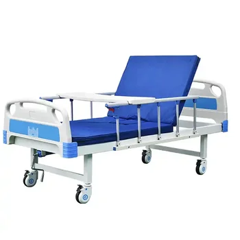 Single Crank Hospital Bed Factory Price of Manual Hospital Nursing Bed Economic ABS