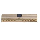 Lock Cylinder Euro Profile Mortice Brass Lock Core Body Double Open Cylinder Door Lock With Normal Key Lock Cylinder