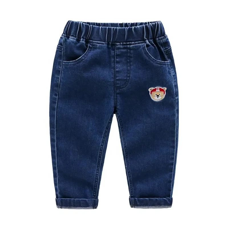 High quality customize fashion waist flare bell bottom boot cut denim jeans for baby kids